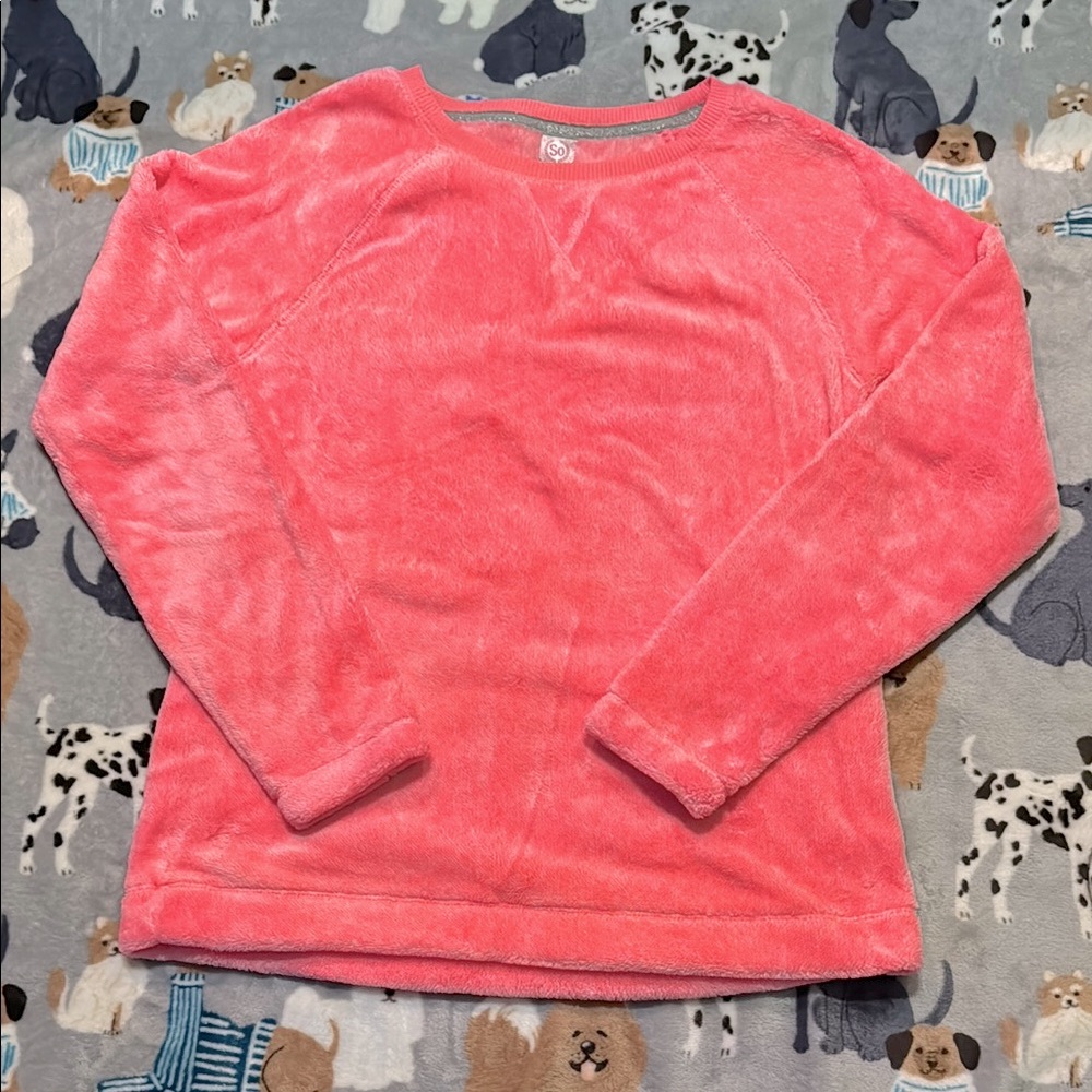 Cozy Pink Fleece Pullover